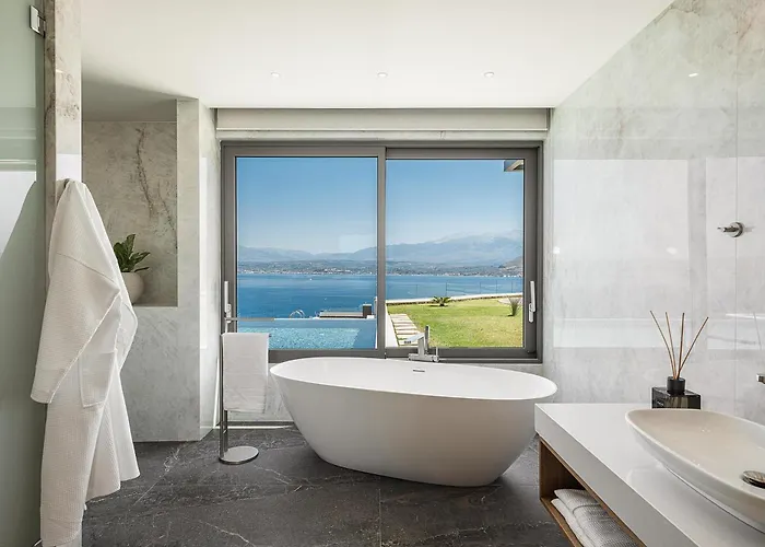 Villa Only View - Timeless Coastal Retreat By Etouri Chania (Crete)